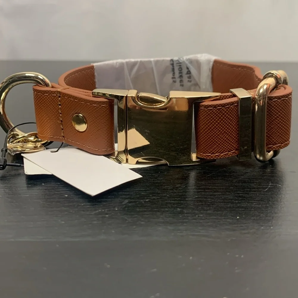 Express Tan Faux Leather XS Dog Collar- NWT